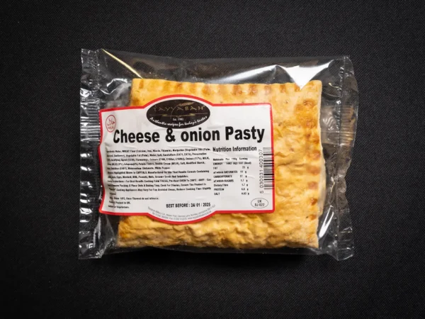 Cheese onion pasty