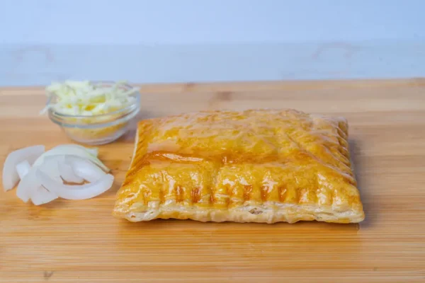Cheese and onion pasty 1